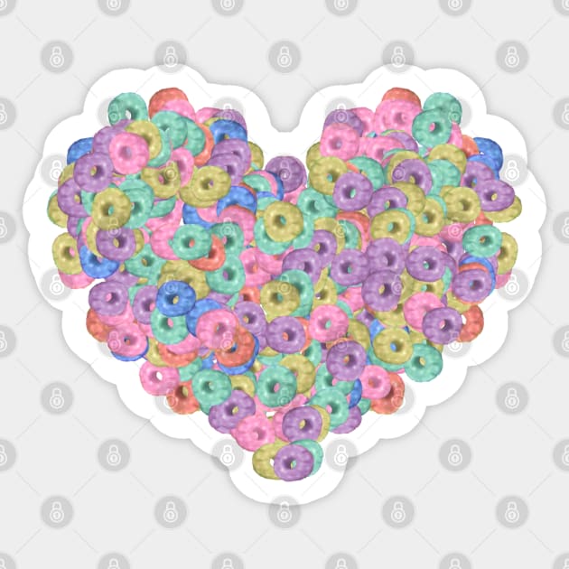 I love fruit loops Sticker by Oricca